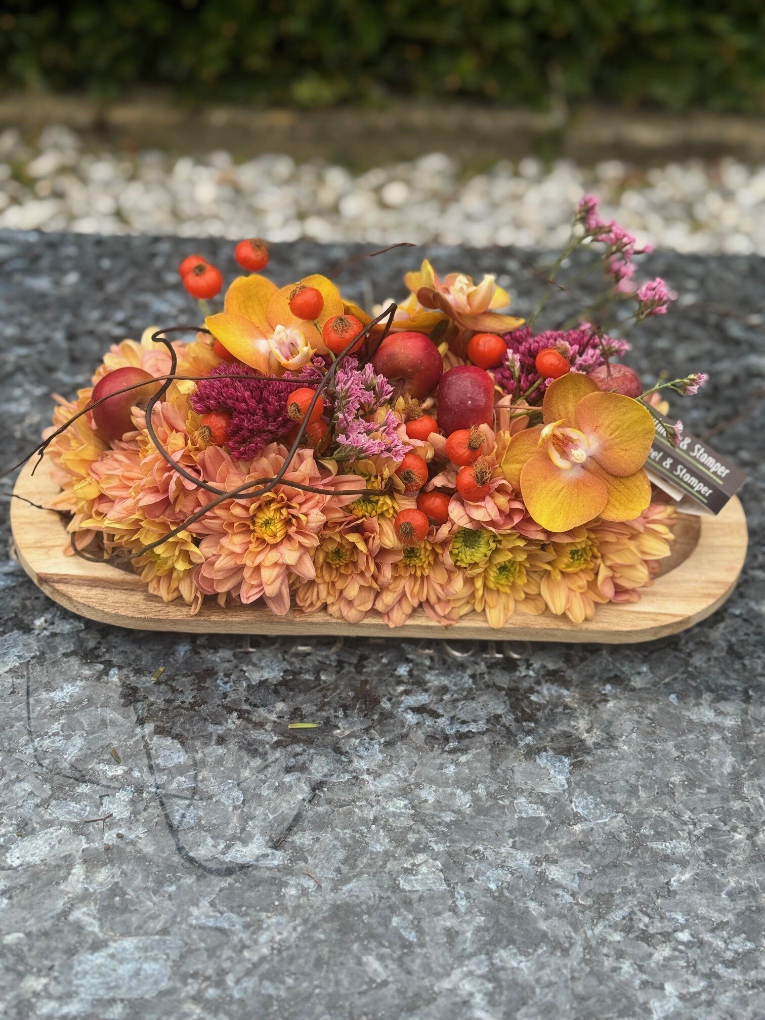 Allerheiligenvb 8: Houtenschaaltje & zalm tinten