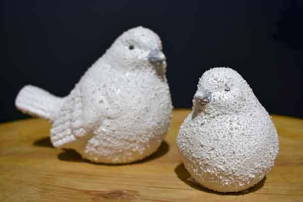 Decoratief sneeuwvogeltje