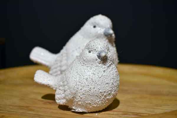 Decoratief sneeuwvogeltje