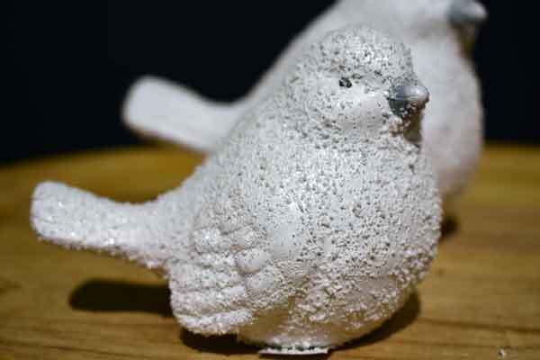 Decoratief sneeuwvogeltje