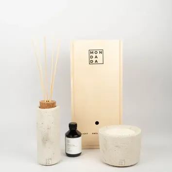 Mondada Indoor Urban Candle ecru 