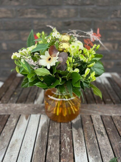 Eindejaarsboeket 2: Wit & Goud