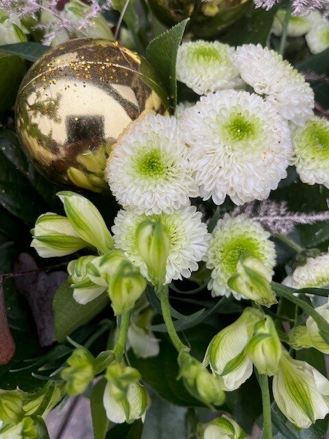 Eindejaarsboeket 2: Wit & Goud