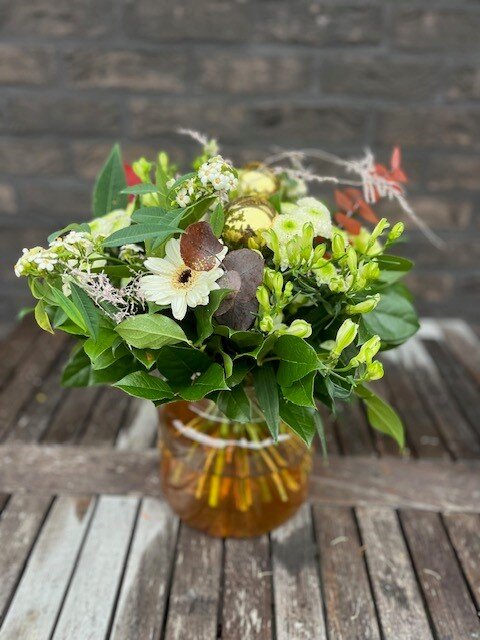 Eindejaarsboeket 2: Wit & Goud