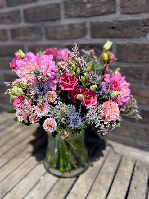 Gemengd boeket met Dahlia's
