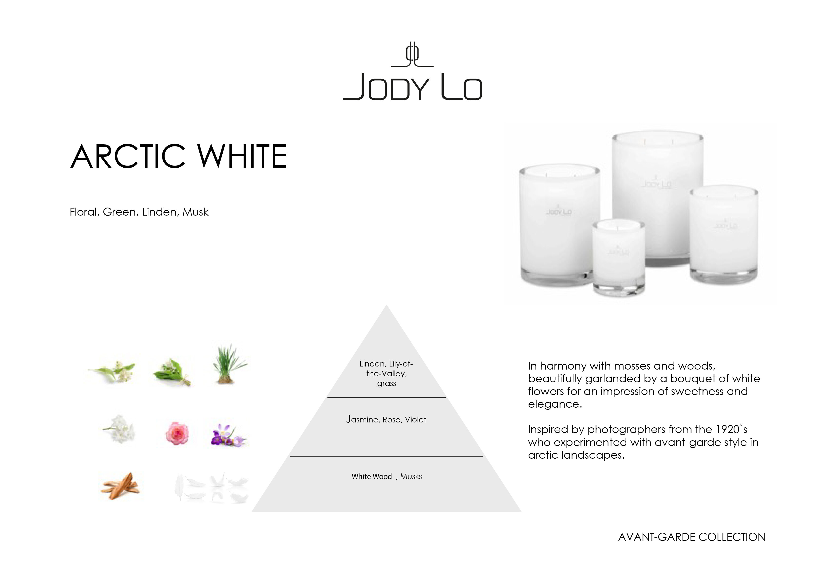 Geurkaars (Arctic White)