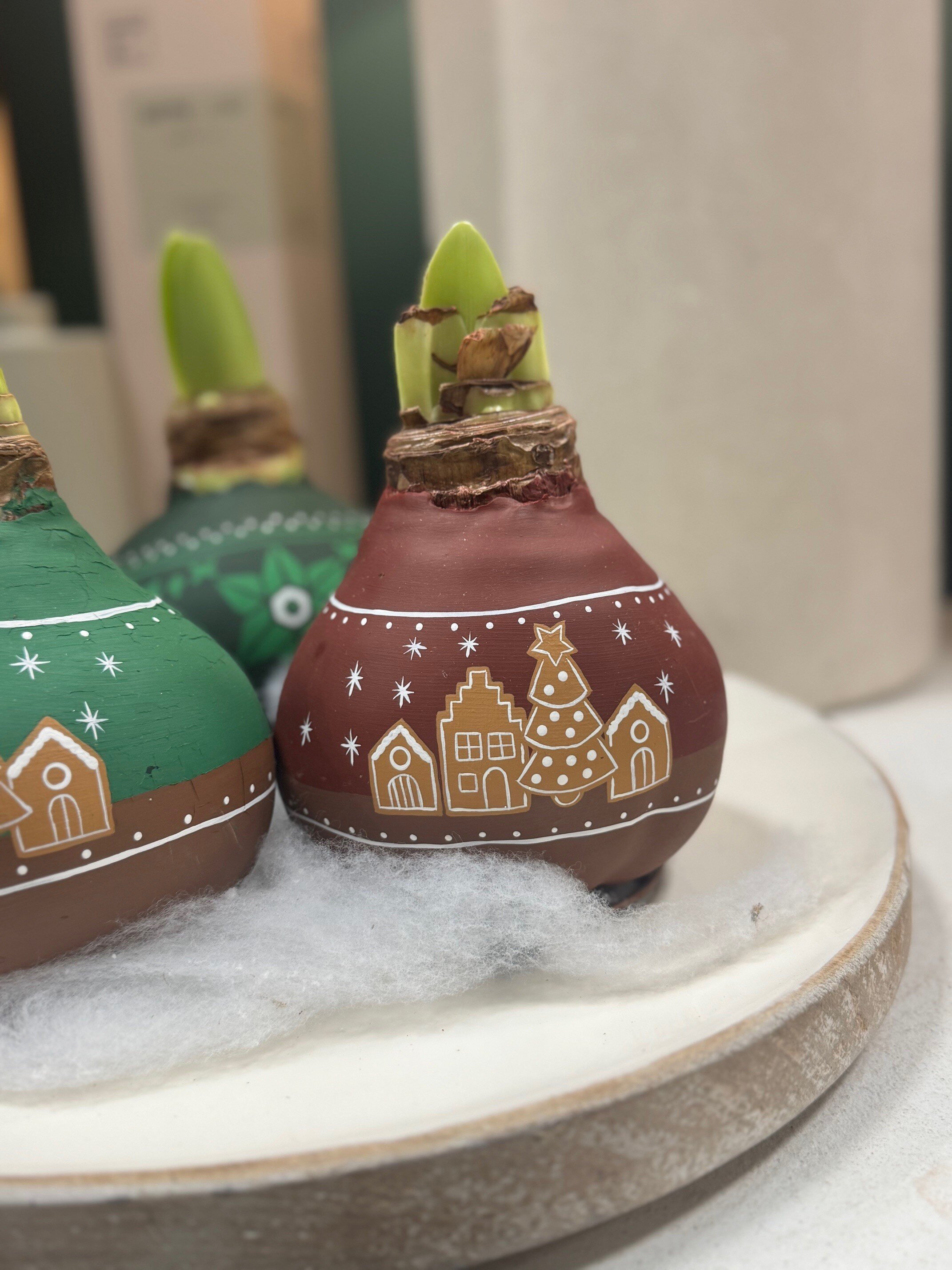 Handgeschilderde Amaryllis EXCLUSIEF BIJ S&S