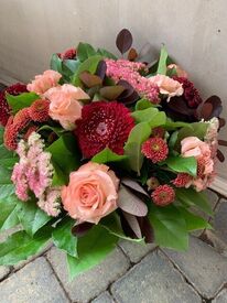 Herfstboeket Zalm-bordeaux