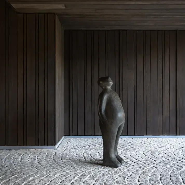 The Visitor Bronze