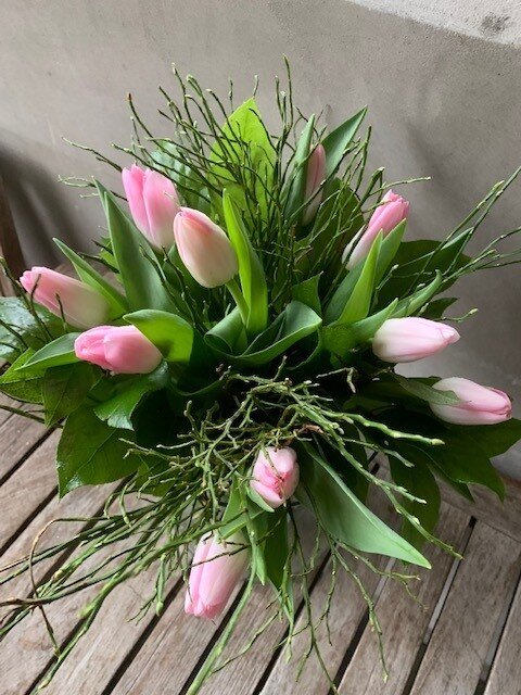 Tulpenboek in X-vaas