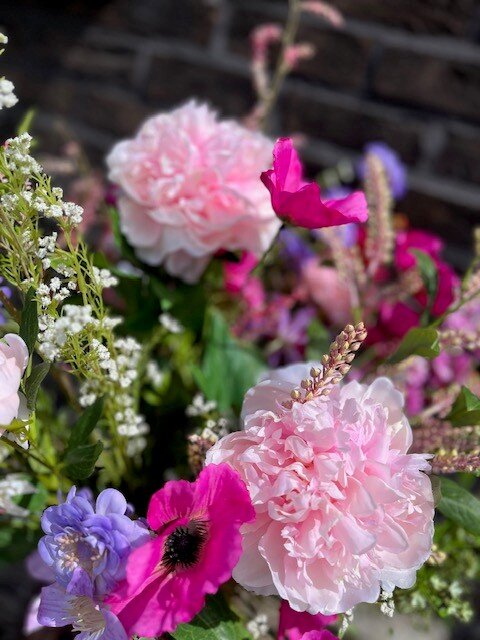 Zijdeboeket Lente kleuren